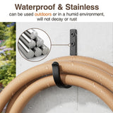 Josmimic 20-Pack Wall Hooks for Hanging Towel/Coat - 22LB Screw in Metal Hanger Wall Mount, for Outdoor, Closet, Door, Bathrooms, for Backpack, Robe, Black