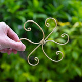 YOHSNOR 5PCS Monstera Plant Support Hooks-Gold 5.5in Stem Supports