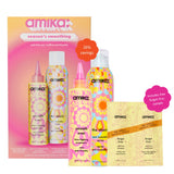 amika season's smoothing anti-frizz set | exclusive limited edition set with humidity protection for smooth, frizz-free hair