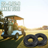 NIGOOLATA 20x8.00-8 Inner Tube with Straight Valve Stem (2-Pack)
