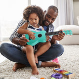 Strong Wind Soprano Ukulele 21 Inch Basswood Ukeleles for Beginners Four Strings Hawaiian Guitar Christmas Ukulele for Adults Teenagers（Light Blue）