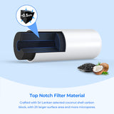 TEEHAY W10295370A Water Filter Replacement, Compatible with Whirlpool EDR1RXD1, EDR1RXD1B, EveryDrop Filter 1, W10295370, Whirlpool WHR1RXD1, KitchenAid KAD1RXD1, P8RFWB2L, P8WB2L, 2 Pack