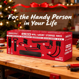 SEDY 64" Heavy Duty Garage Storage Tool Organizer Wall Mount - Tool Rack with Adjustable Hooks, Anti-Rust, 300lbs Capacity - Easy Installation (10 Hooks, 4 Rails, 3 Straps)