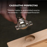 Kreg Concealed Hinge Jig - 35mm Cup Drilling Jig - Adjustable Cabinet Door Installation Tool - KHI-Hinge