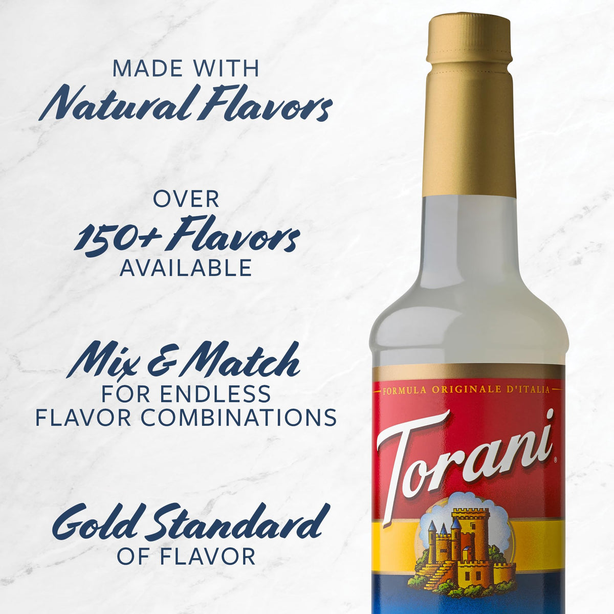 Torani Flavored Drink Syrup Coffeehouse Variety Pack, 25.4 fl oz, Set of 4