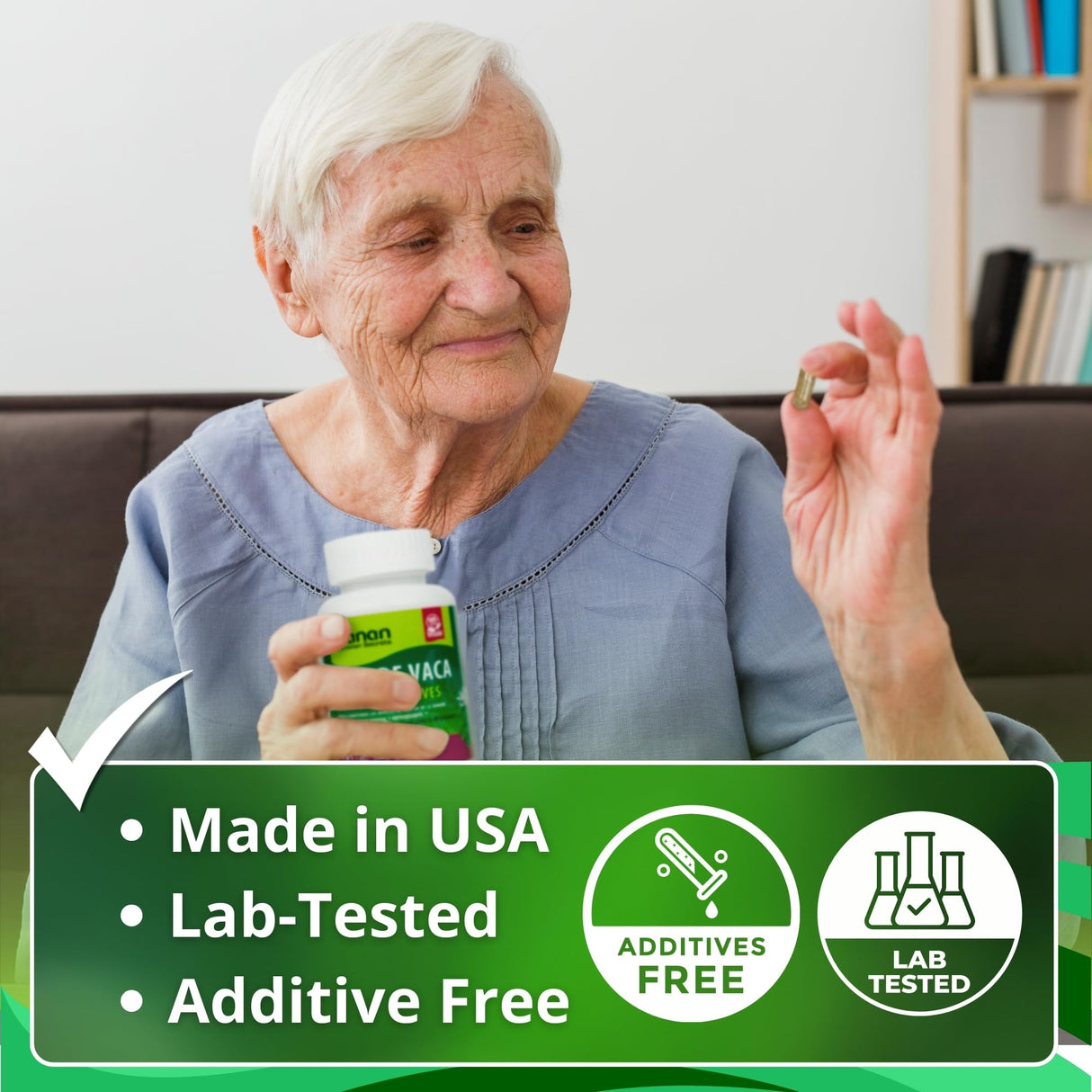 Hanan Pata de Vaca 100 Capsules – Supports Detox & Digestive Health 100% Pure Cow’s Foot Leaves (Bauhinia forficata) Vegan & Non-GMO Natural Herbal Supplement from Peru