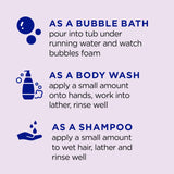 Dr Teal's Kids 3-in-1 Sleep Bubble Bath, Body Wash & Shampoo with Melatonin & Essential Oil, Lavender Scent, 20 fl oz (Pack of 3)