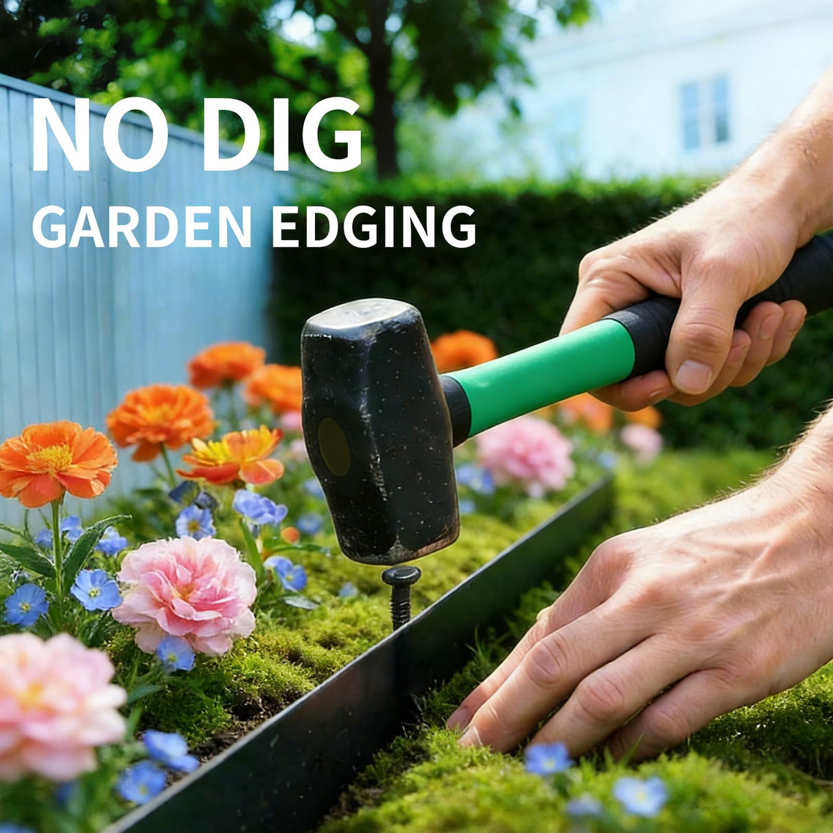 Kryonix 4 in x 40 ft Landscape Edging with Stakes