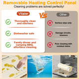 Vitaler Warming Mat for Food, (XXL 35”x16”) Electric Warming Trays, Upgrade Graphene Fast Full-Surface Heating Mat for Food with 6 Level Temp, 6 Hours Timer, Food Warmer Pad with Heat-Insulating Mat