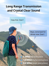 Inspireyes Walkie Talkies for Kids Rechargeable,Toys for Boys and Girls Ages 3-12, 4 Pack Long Range 2-Way Radios, Birthday Gifts,Christmas Stockings, Outdoor Play, Family Games, Hiking Camping Gear