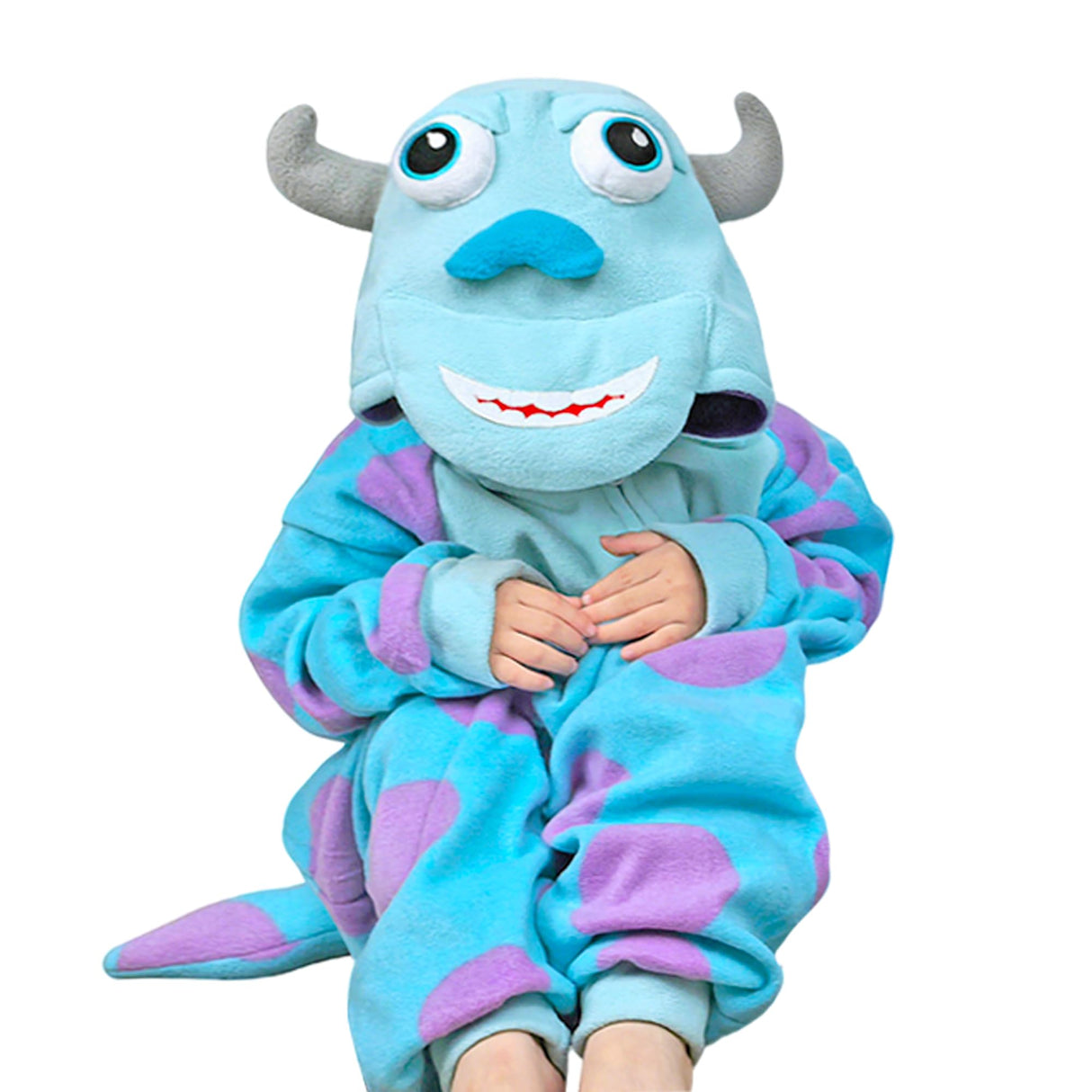 Wishliker Kids Animal Onesie Pajamas Halloween Cosplay Sully Costume One Piece Christmas Girls Boys Party Wear