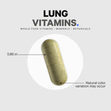 Codeage Lungs Vitamins, A, C, D, E, B6, Milk Thistle Lung Supplement, Zinc & Magnesium, Cordyceps, Reishi, Chaga, Poria, Tylophora, Ginger, Peppermint Leaf Organic Herb Cleanse - Non-GMO - 90 Capsules