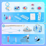 INNOCHEER Kids Makeup Kit for Girl Toys, Frozen Makeup Set for Girls, Real Washable Makeup Kit for Girls, Birthday Christmas Princess Gifts for Girls Kids Toddlers Age 3 4 5 6 7 8 9 10 11 12 Year Old