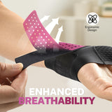 Ultra Thin Carpal Tunnel Wrist Brace with Soft Thumb Design (Not for Thumb Pain), Ajustable Compression Wrist Wraps with Mobility for Sports Work Typing Sleeping, Tendonitis, Arthritis Ulnar Pain