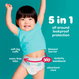 Pampers Diapers - Cruisers 360 - Size 6, 104 Count, up to 100% Leakproof Pull-On Diaper for Active Babies