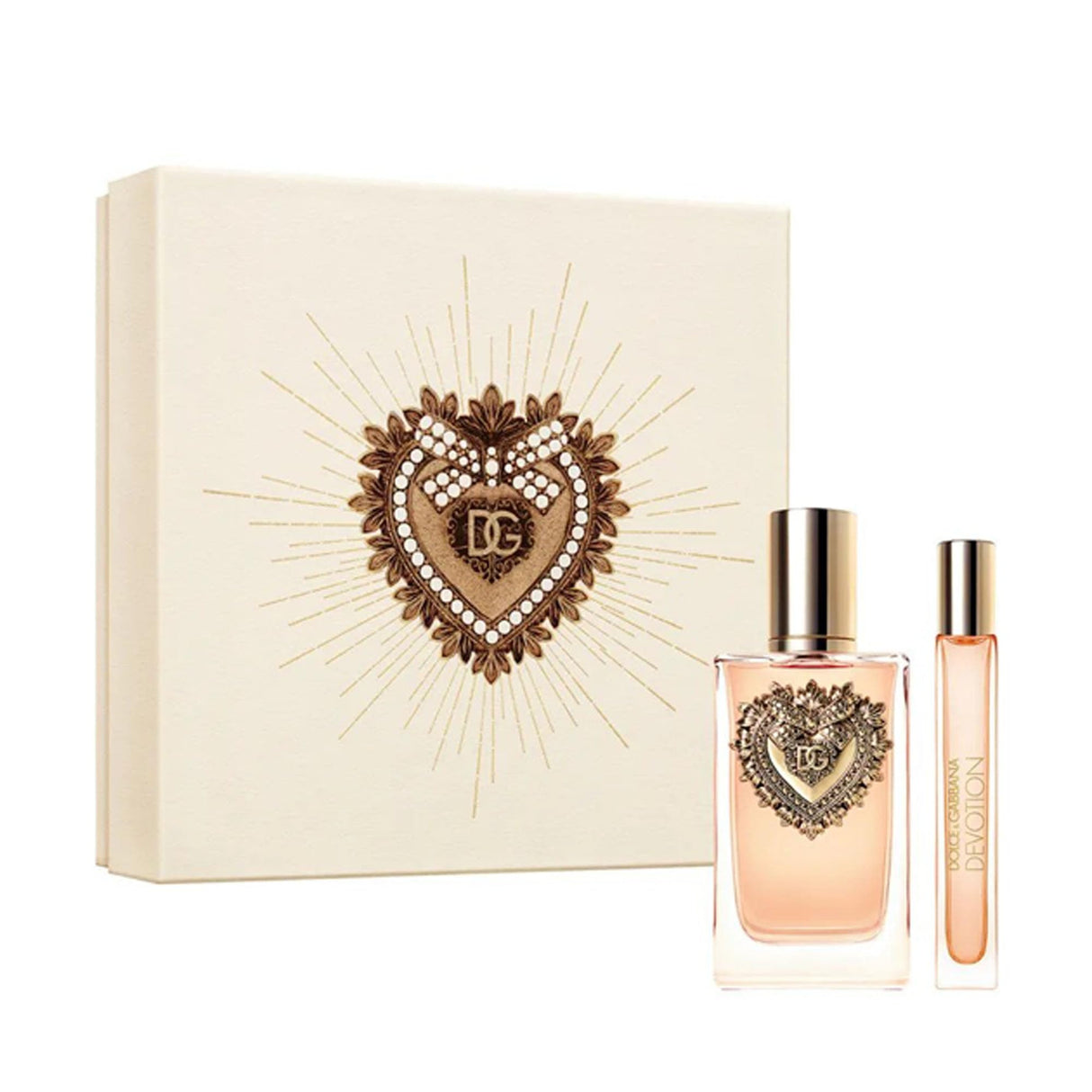 Dolce & Gabbana Devotion Gift Set - Eau De Parfum 50 ml + Travel Size 10 ml - For Women