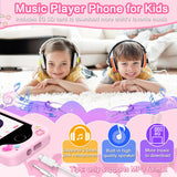 Kids Smart Phone for Girls Toys, Gifts for 3-10 Year Old Girl Boy Christmas Birthday Kids Toys, 2.8" Touchscreen Toddler Learning Cell Toy Phone with Dual Camera, Game, Music Player, 8GB Card Pink