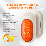 AI Hand Warmers Rechargeable 2 Pack, 20Hrs Long Safe Heat, AI Smart Chips Electric Hand Warmers, Portable Pocket Heater, Gifts for Christmas, Outdoor, Golf, Hunting, Camping Accessories