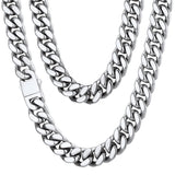 ChainsHouse Stainless Steel Mens Cuban Link Chain, 14mm, 20"
