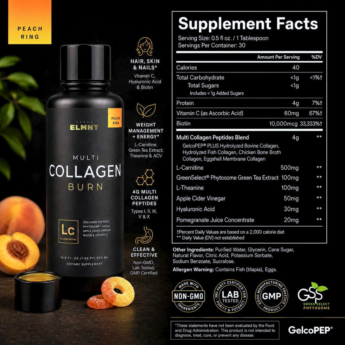 Premium Liquid Collagen for Women Weight Loss & Beauty Collagen Peptides