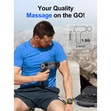 BOB AND BRAD T2 Massage Gun, Deep Tissue Percussion Muscle Massage Gun for Back and Neck, Upgraded 4000 mah Battery, Handheld Electric Back Massager for Athletes Pain Relief, FSA and HSA Eligible