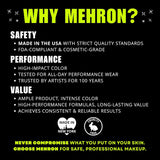 Mehron Makeup Paradise AQ - BLACK, Water-Activated Face & Body Paint