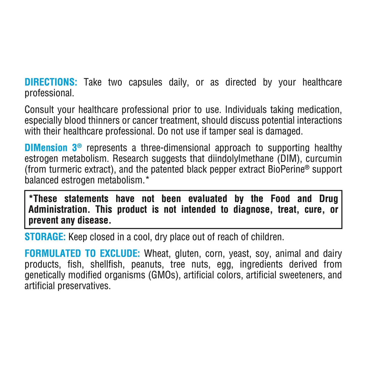 XYMOGEN Dimension 3 - Diindolylmethane DIM Supplement with Curcumin + BioPerine - Supports Healthy Estrogen Detox, Hormonal Balance for Women and Men - Menopause Relief + PMS Support (120 Capsules)
