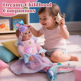 BABESIDE 15 Inch Mermaid Baby Doll Girl with Removable Set and Accessories