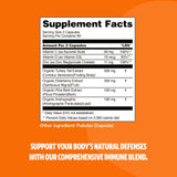 FreshCap 7-in-1 Immune Support Supplement - 5000mg Turkey Tail Mushroom Capsules, Immune Boosters for Adults, Immunity Boost Supplement, Elderberry Vitamin C and Zinc, Ayurveda (120 Capsules)