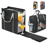 BS-VOG Carrying Bag for Ninja Slushie Machine FS301 & FS300, Portable Travel Tote Storage Bag with Front-Opening Design for Frozen Drink Maker, Thick Padded Protector for Machine Accessories