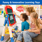 Easel for Kids Double-Sided Art Drawing Board Toys 3 4 Year Birthday Gifts