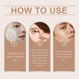 Colored Clay CC Undereye Corrector, Under Eye Color Corrector for Dark Circles with Brush, Under Eye Concealer,Conceal Hydrating Concealer for Women (1PCS-Natural)