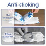 ICE OWL Dry Ice Packs for Shipping Non-Stick for Food Double-Sided Absorption TUV and SGS Tests Long Lasting Shipping Cold Packs 10 Sheets 14"x8.7" 10x4 for Coolers Lunch Bags Cells