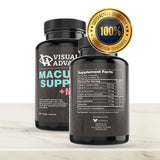Visual Advantage® Macular Support + Meso-Z – Blue Light Eye Vitamin with Triple Antioxidants for Advanced Protection Against Digital Screens (60-Count)