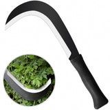 LOZHGO Machete Sickle Garden Tool Brush Clearing Machetes with Carbon Steel - Weeding Sickle Machete for Yard Work,Camping,Gardening