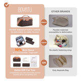 BOYATU Travel Makeup Bag Cosmetic Bags for Women: 3-Piece Make up Bag Set