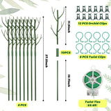 8 Pack Monstera Plant Support Stakes, Detachable Twig Plant Support