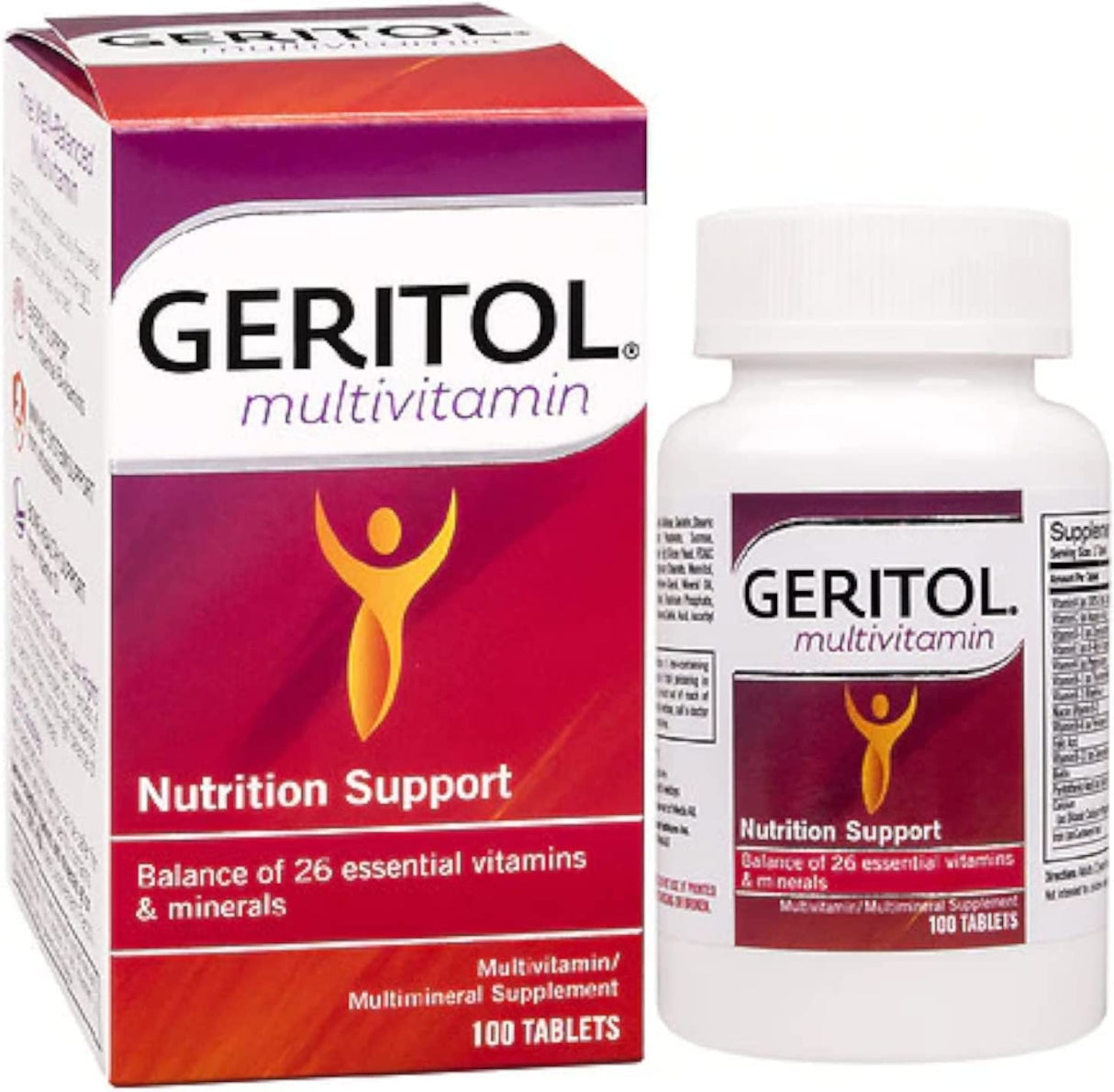 Geritol Multivitamin Tablets 100 TB - (Pack of 2)