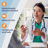 Renadyl Kidney Probiotic Supplement | Urea, Creatinine, & Uric Acid Support | 45 Billion CFUs | Clinically Tested, Non-GMO, & Made in USA, 180 Capsules (3 Bottles, 3 Month Supply)