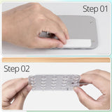 DOMMIA Under Shelf Grow Lights for Indoor Plants, USB LED Panel, 2-Pack