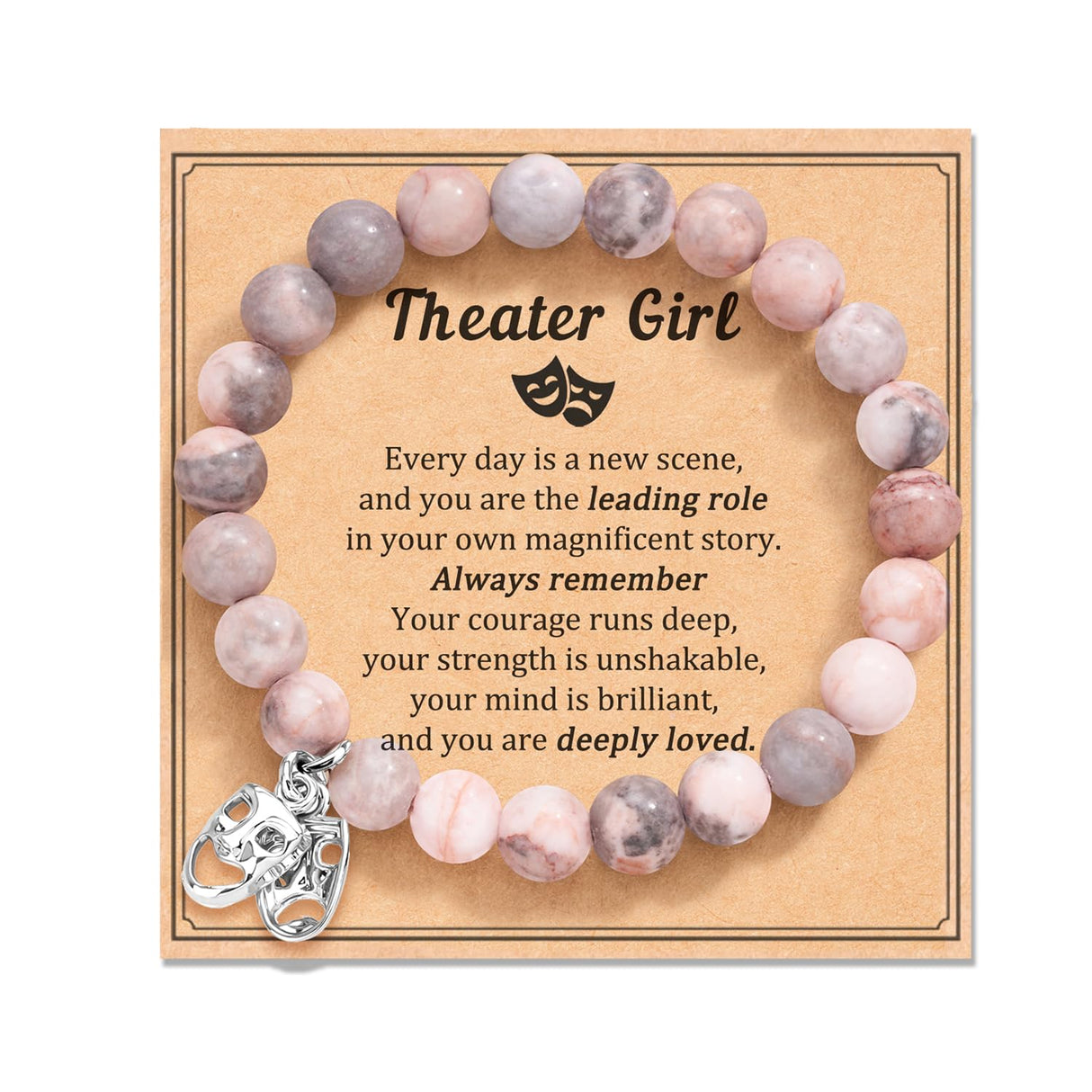 Qrisyya Musical Theater Gifts for Teens Bracelet Jewelry