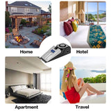 ZZRUI Upgraded 2 in 1 Portable Door Stopper Floor Wedge Security Alarm Loud 120db Entrance Alert Door Stop Alarm for Travel Home Apartment House (3 Packs)