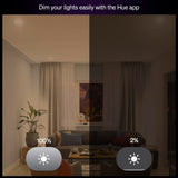 PHILIPS Hue Essential Smart LED BR30 Bulb 2-Pack, White and Color Ambiance, E26, 7.2W, 2200K-6500K, 650 Lumens, Dimmable LED Bulbs, Works with Alexa, Google Assistant, Apple Home