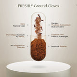 Dr Clark Store Cloves Vegetarian, 500mg, 102 Tapioca Capsules – Helps Maintain Liver Performance and Blood Circulation