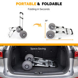 Bonnlo Adjustable Beach Wagon for Sand with 11" All Terrain Wheels