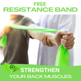 BodyTree Posture Corrector Yoga Cross Stick - Back Pain Relief for Men Women - Stretcher and Straightener for Upper and Lower Back - Stretch Pole - Neck Hump Equipment bar Device Brace