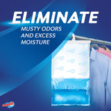 DampRid Fragrance Free Hanging Moisture Absorber, 16 oz., 3 Pack - Eliminates Musty Odors for Fresher Air, Ideal Moisture Absorbers for Closet, 14% More Moisture Absorbing Power*