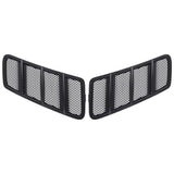 Pair Front Left & Right Hood Vent Air Grille Cover fits for Merce*des Benz W166 GL350 GL450 GL550 GL63 AMG 2013-2016 ML350 ML550 ML63 2012-2015 Hood Air Vent Grille Replaces 1668800105 1668800205