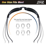 28 Pack Safety Glasses (Bulk Pack of 24+4) Unisex Black Tinted Anti-Scratch Protective Goggles Impact Resistant Lens Eyewear with ANSI Z87.1 Certified Perfect for Construction, Shooting and Laboratory