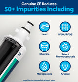 GE RPWFE Refrigerator Water Filter, Genuine Replacement Filter, Certified to Reduce Lead, Sulfur, and 50+ Other Impurities, Replace Every 6 Months for Best Results, Pack of 1